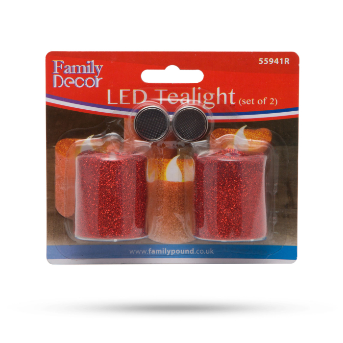 Lumânare LED - Roşu [2]