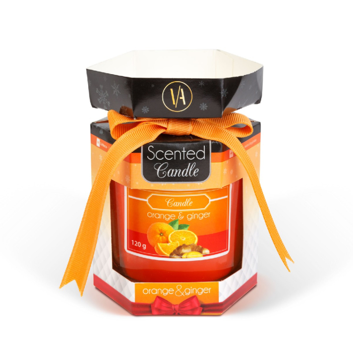 Lumânare parfumată - portocale și ghimbir - 120 g [2]