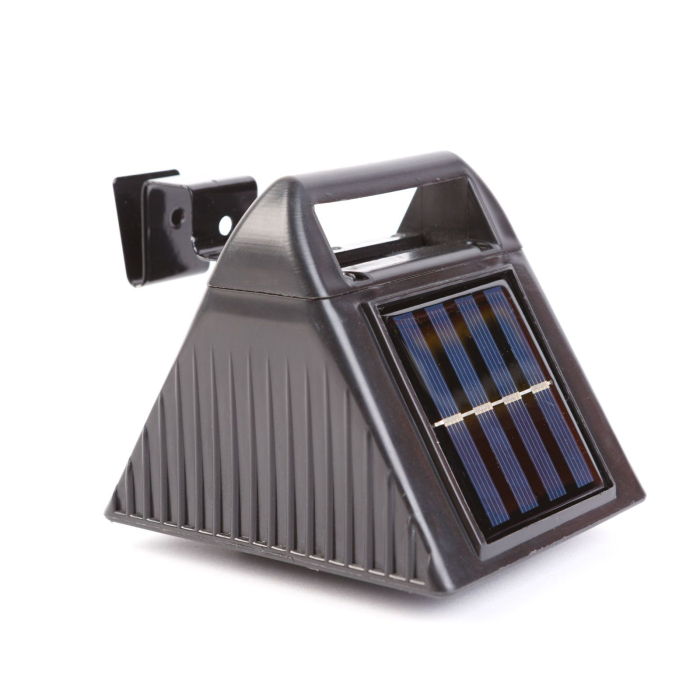 Lumină solară pentru jgheab - 6 LED-uri SMD alb rece - negru [3]