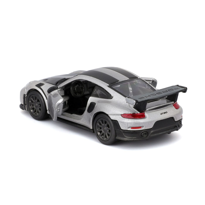 MAISTO MASINUTA METALICA SPEED ICONS PORSCHE 911 GT2 RS SILVER BLACK SCARA 1 LA 64 [4]