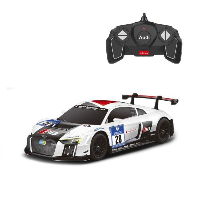 MASINA CU TELECOMANDA AUDI R8 LMS PERFORMANCE ALB SCARA 1 LA 18 [3]