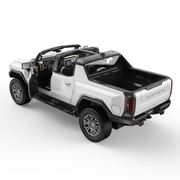 MASINA CU TELECOMANDA GMC HUMMER EV ALB SCARA 1 LA 16 [3]