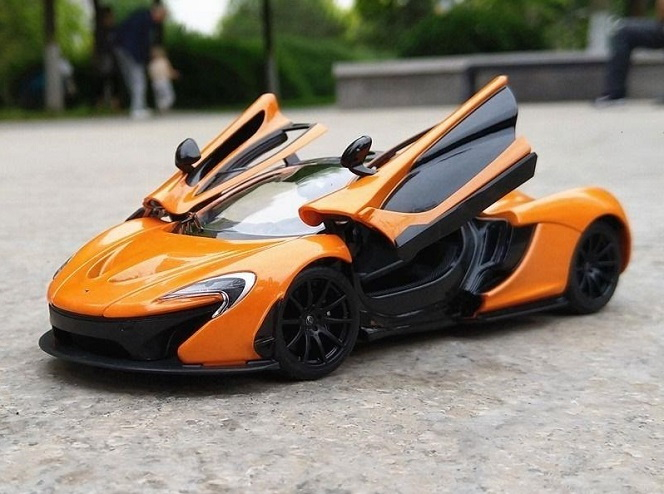 MASINUTA METALICA McLAREN P1 PORTOCALIU SCARA 1 LA 24 [5]
