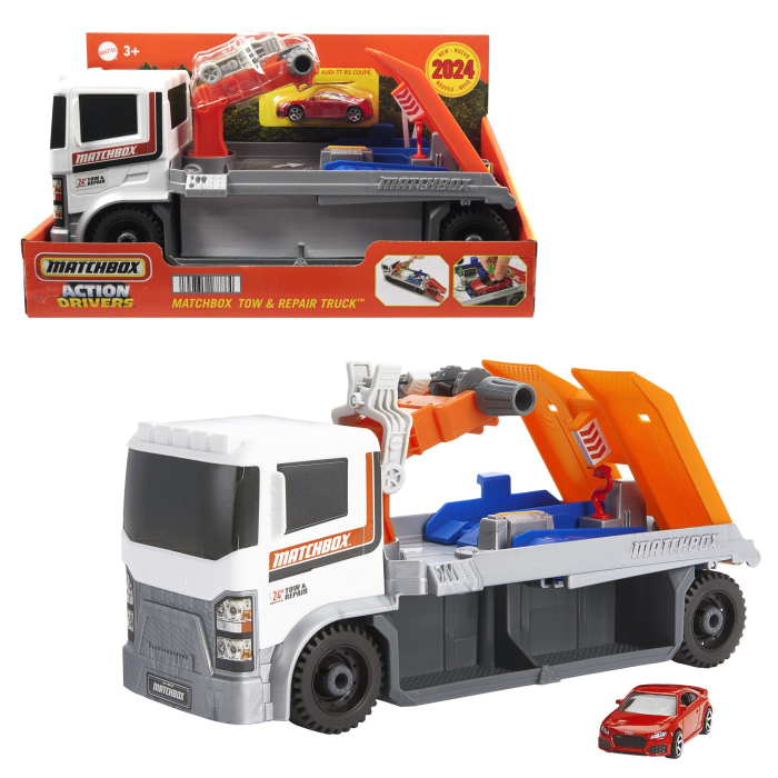 MATCHBOX ACTION DRIVERS CAMION DE REPARATII SI REMORCARE [8]