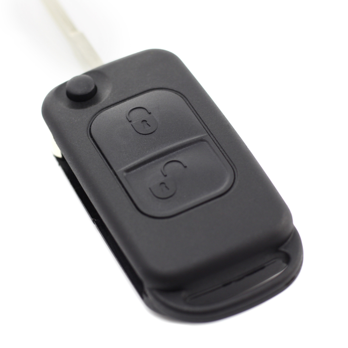 Mercedes Benz - Carcasa tip cheie briceag cu 2 butoane, lama 2 "piste" [6]