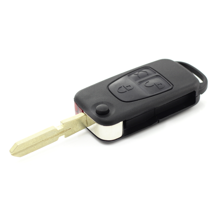 Mercedes Benz - Carcasa tip cheie briceag cu 3 butoane, lama 4 "piste" [5]