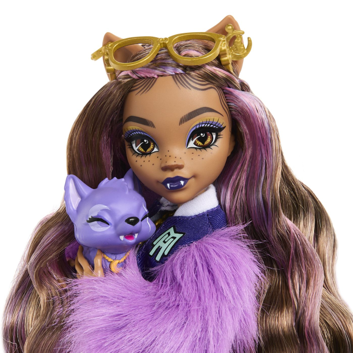MONSTER HIGH PAPUSA CLAWDEEN WOLF SI CATELUL CRESCENT [7]