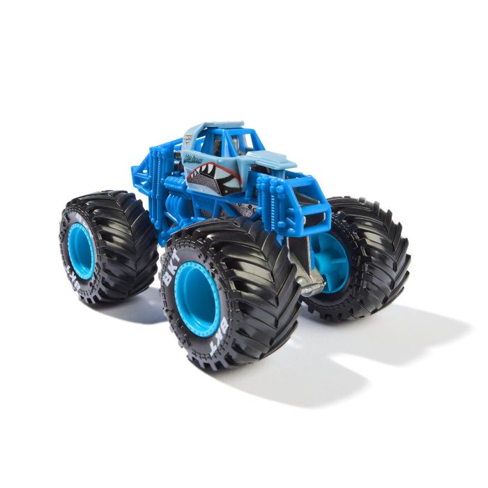 MONSTER JAM MASINUTA METALICA MEGALODON ALBASTRU SCARA 1 LA 64 [2]