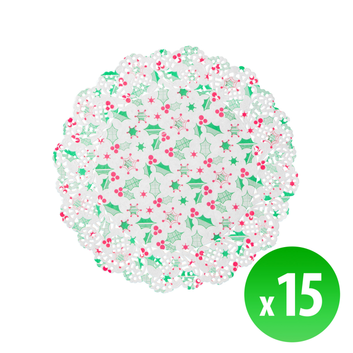 Napron de hârtie - decor de Crăciun - 21,5 cm - 15 buc / pachet [2]