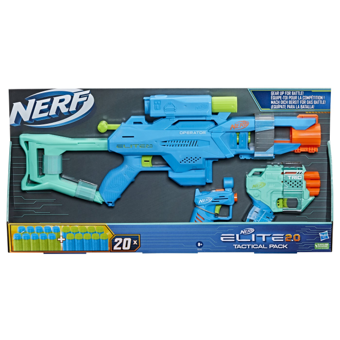 NERF SET 3 BLASTERE ELITE 2.0 TACTICAL PACK [6]