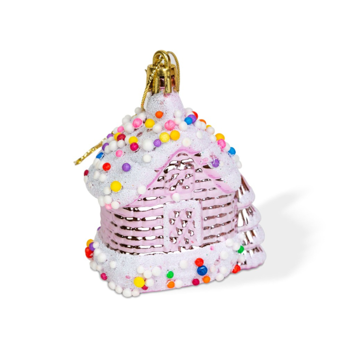 Ornament pentru brad - casă - 8 x 6 x 4 cm [1]