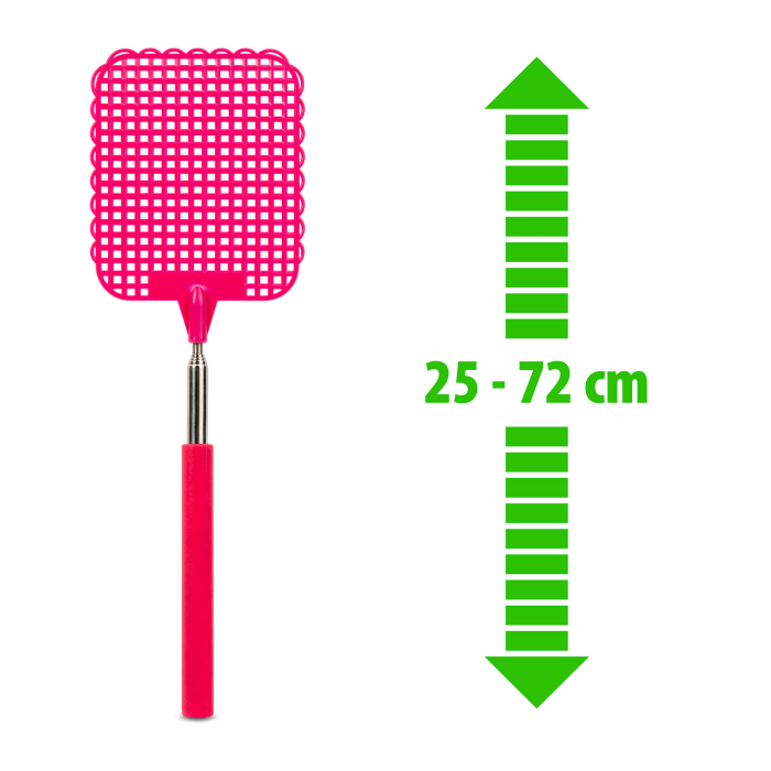 Paletă de muște - telescopică - plastic - 25 - 72 cm - 4 culori [2]