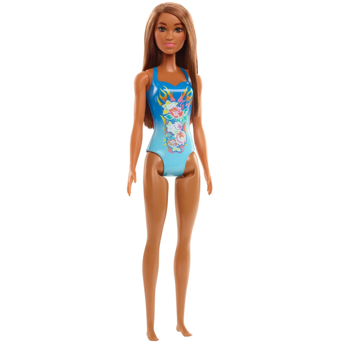 PAPUSA BARBIE SATENA CU COSTUM DE BAIE ALBASTRU [2]