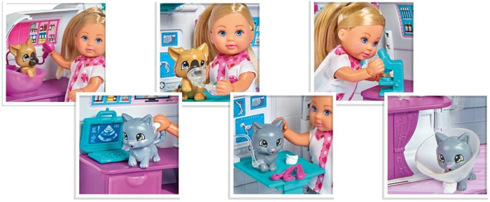 PAPUSA EVI VETERINAR CU RULOTA ACCESORIZATA [5]