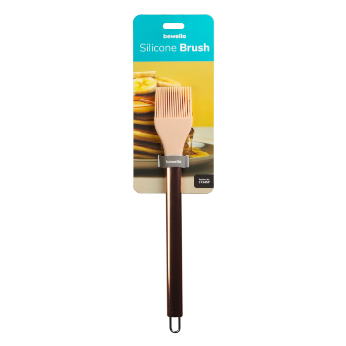 Pensulă din silicon - culoare piersică - 28 x 5 x 1,7 cm [1]