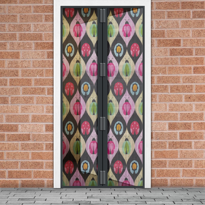 Perdea anti-tantari pt. usi cu inchidere magnetica- 100 x 210 cm „Bugs” [1]
