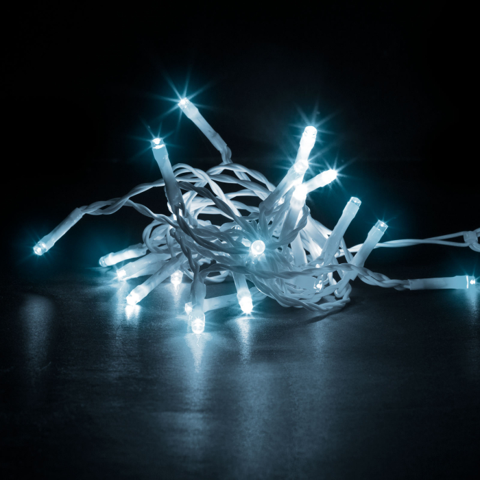 Perdea luminoasă - 100 LEDuri - alb rece - IP44 - 2,2 m - 8 programe [3]
