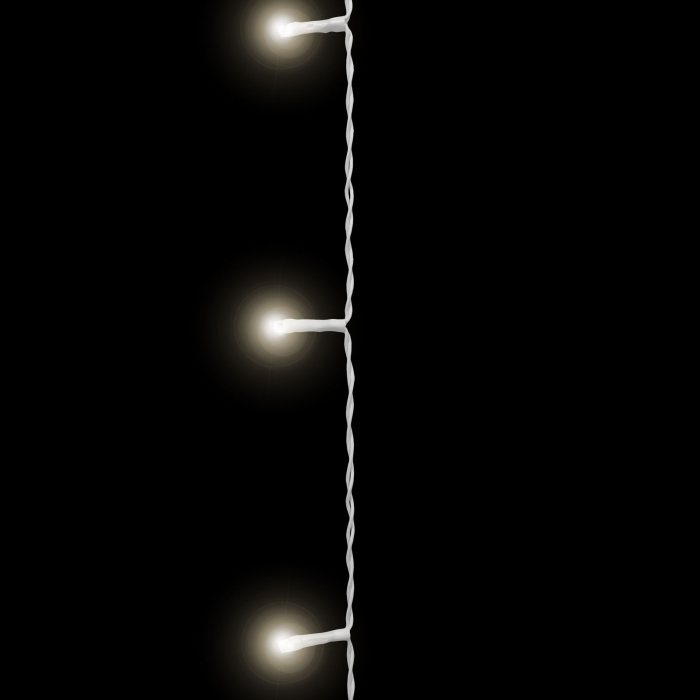 Perdea luminoasă - 100 LEDuri - albă - IP44 - 2,2 m - 8 programe [4]