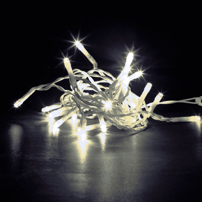 Perdea luminoasă - 200 LEDuri - albă - IP44 - 4,2 m - 8 programe [3]