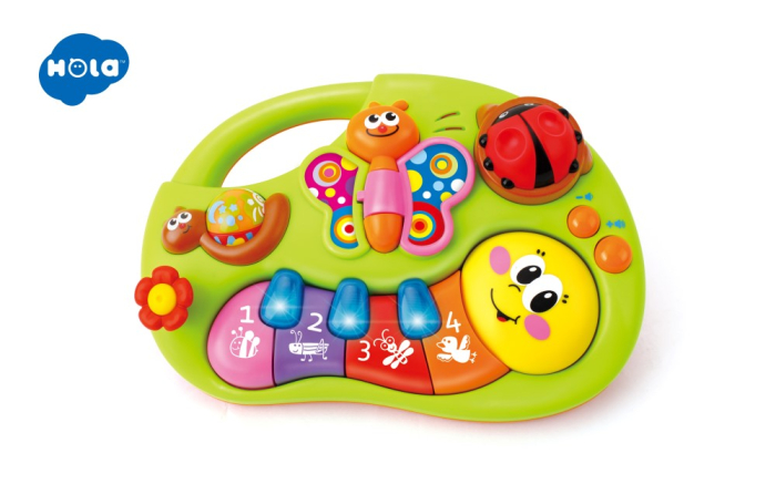 PIANINA ANIMALUTELOR VESELE CU LUMINI SI SUNETE [2]