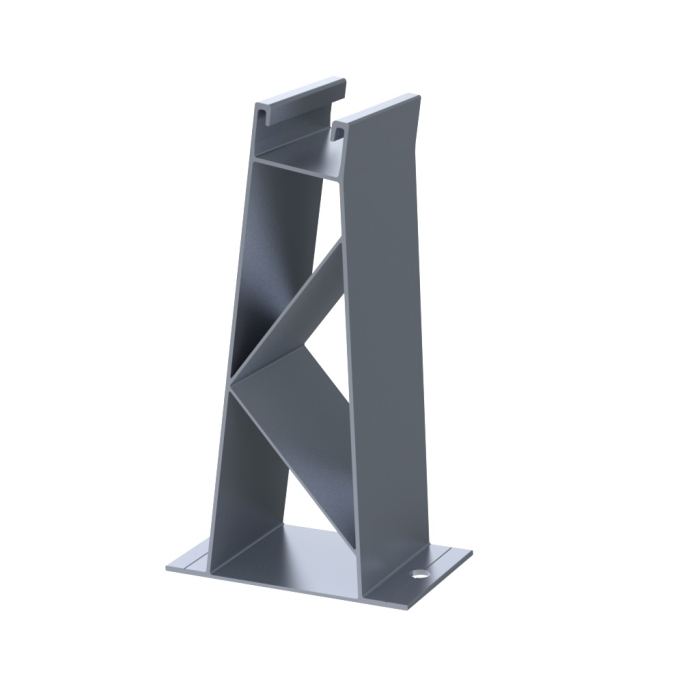 Picior spate pt sistem de montare acoperis plat 10° model " P" [1]
