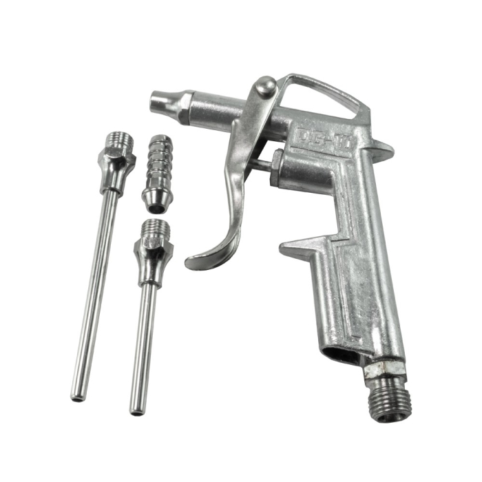 Pistol pneumatic de suflat aer cu duze interschimbabile, 1/4", 16/50/80 mm Carguard [1]