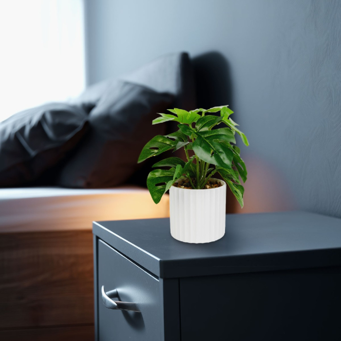 Plantă artificială decorativă - Filodendron verde - 20 x 8 cm [2]