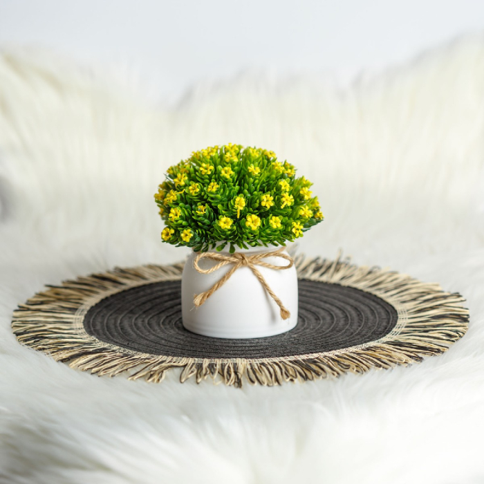 Plantă artificială decorativă - Flori mici - 3 modele - 18 x 8,5 cm [2]