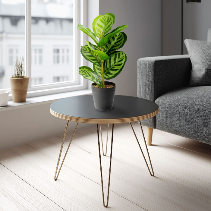 Plantă artificială decorativă - Frunză de zebră verde - 34 x 9 cm [2]