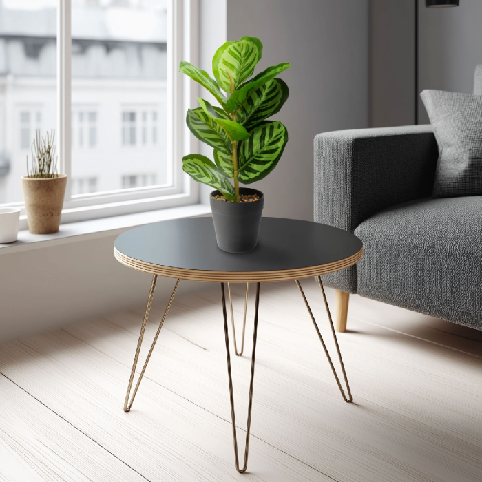 Plantă artificială decorativă - Frunză de zebră verde - 34 x 9 cm [2]