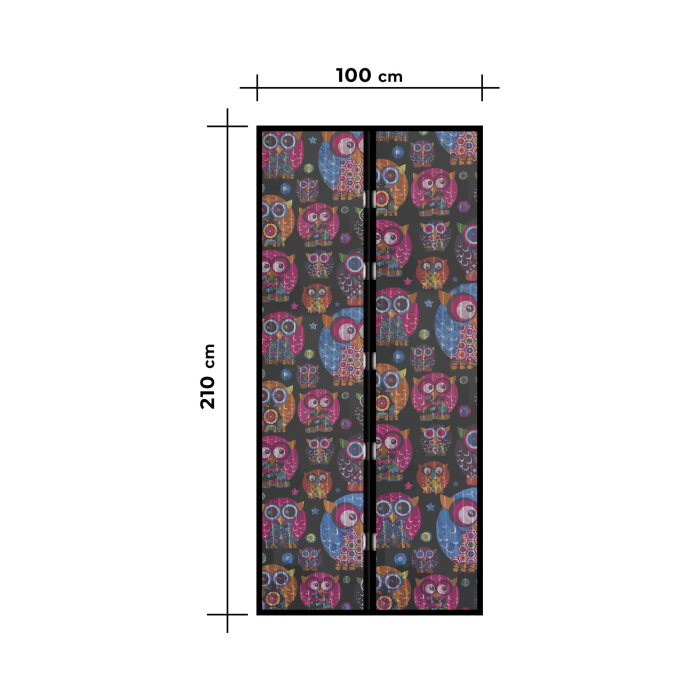 Plasa tantari pt. usi - inchidere magnetica, 100x210 cm [4]