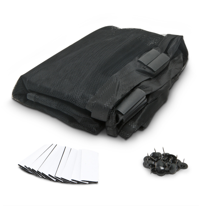 Plasa tantari pt. usi - inchidere magnetica, 100x210 cm - negru [3]