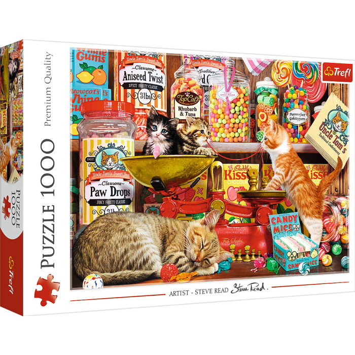 PUZZLE TREFL 1000 PISICI SI DULCIURI [1]