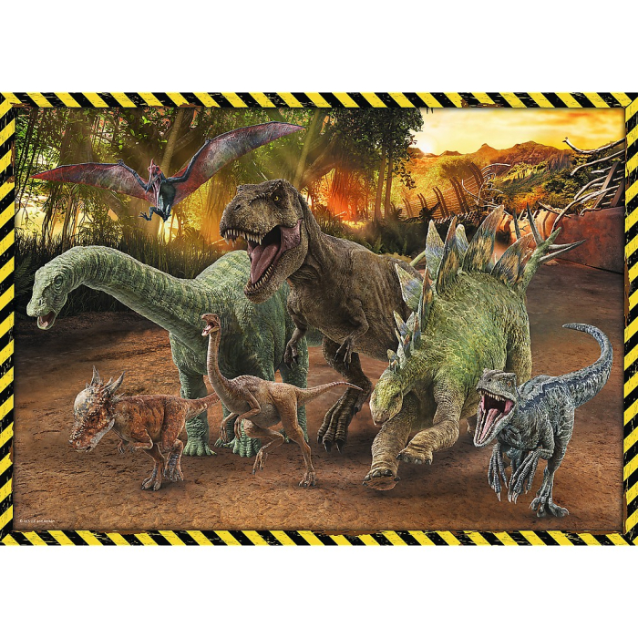 PUZZLE TREFL 200 JURASSIC WORLD IN PARCUL JURASSIC [2]