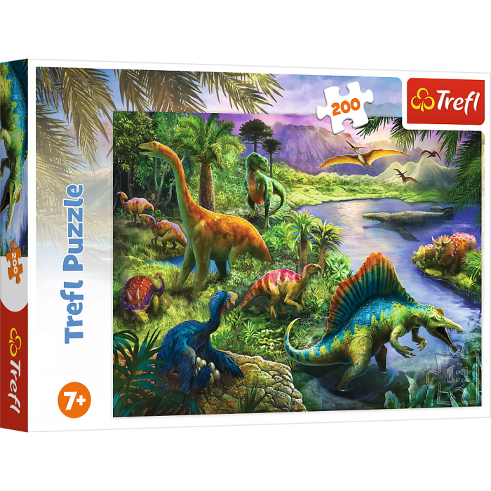 PUZZLE TREFL 200 LUMEA DINOZAURILOR [1]