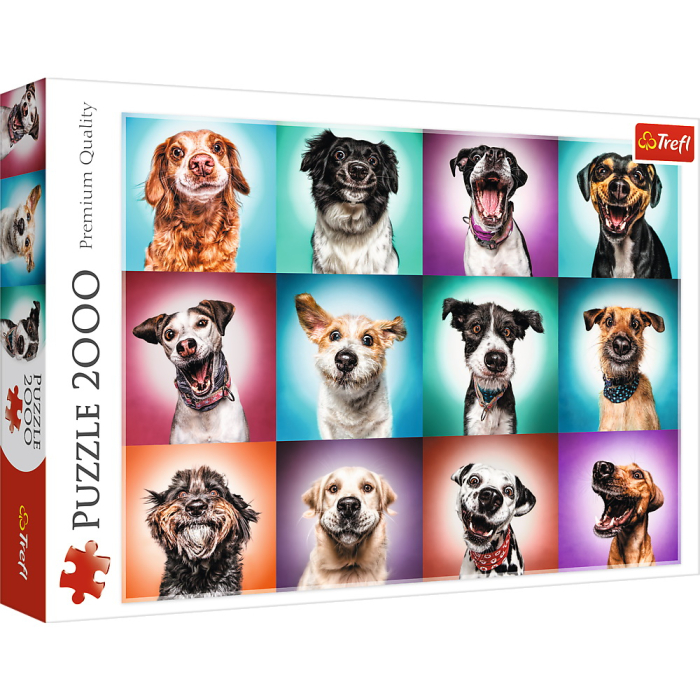 PUZZLE TREFL 2000 CATELUSII AMUZANTI [1]