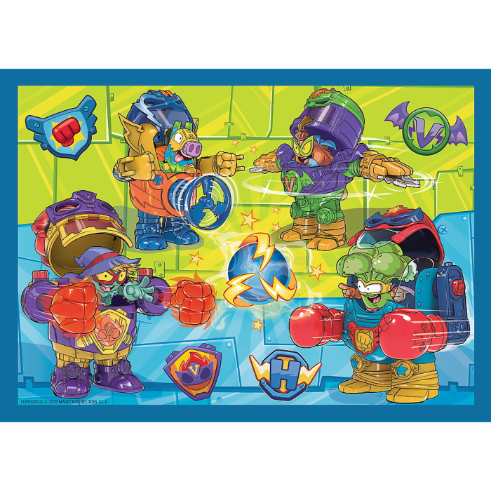PUZZLE TREFL 4IN1 SUPER THINGS SUPER ACTIUNEA [5]