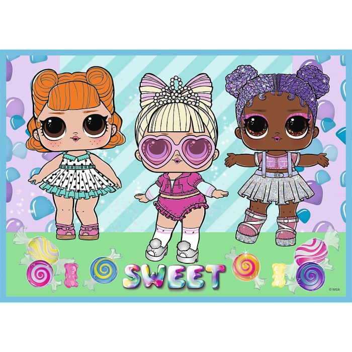 PUZZLE TREFL LOL 4IN1 CUNOASTE PAPUSILE [4]