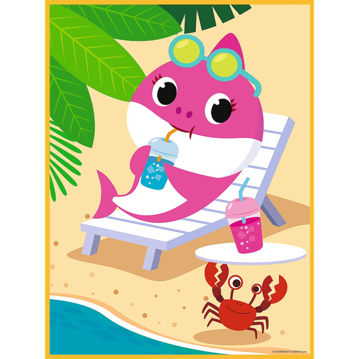 PUZZLE TREFL PRIMO BABY MAXI 2X10 BABY SHARK [2]