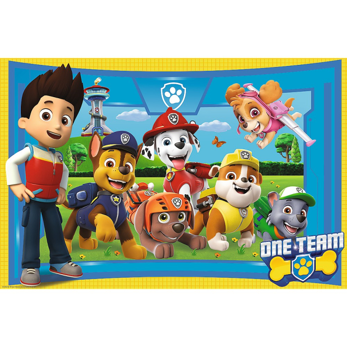 PUZZLE TREFL PRIMO SUPER SHAPE XXL 104 PATRULA CATELUSILOR [2]