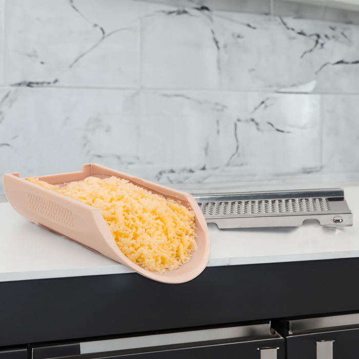 Razătoare bucatarie - plastic - culoare piersică - 14,2 x 6 x 3,5 cm [3]