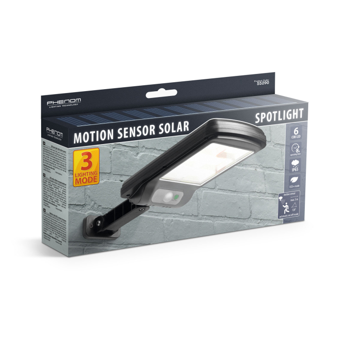 Reflector solar cu senzor de miscare - perete - 6 LED-uri [5]