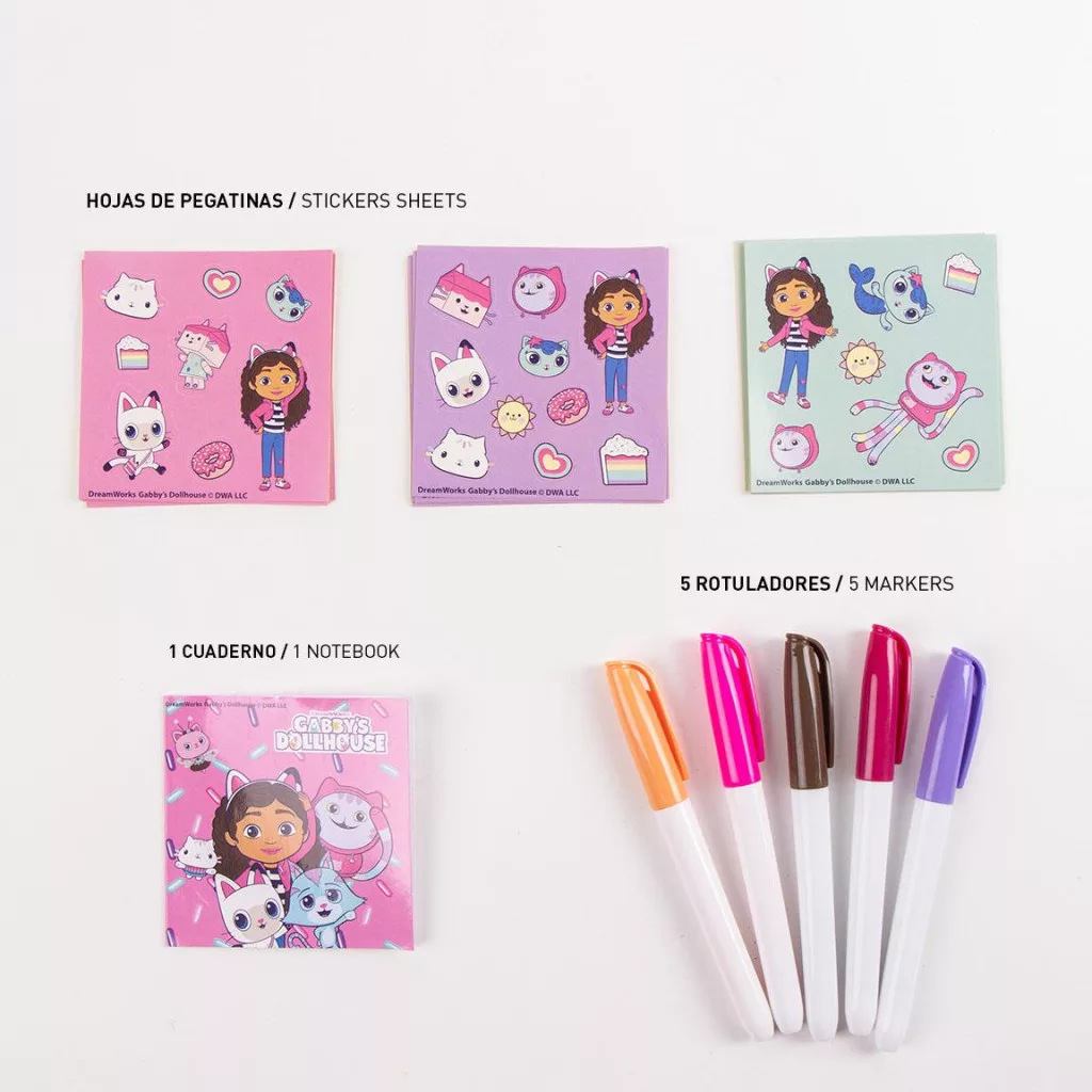 Rucsac colorabil copii Gabby’s Dollhouse, 38 cm [4]