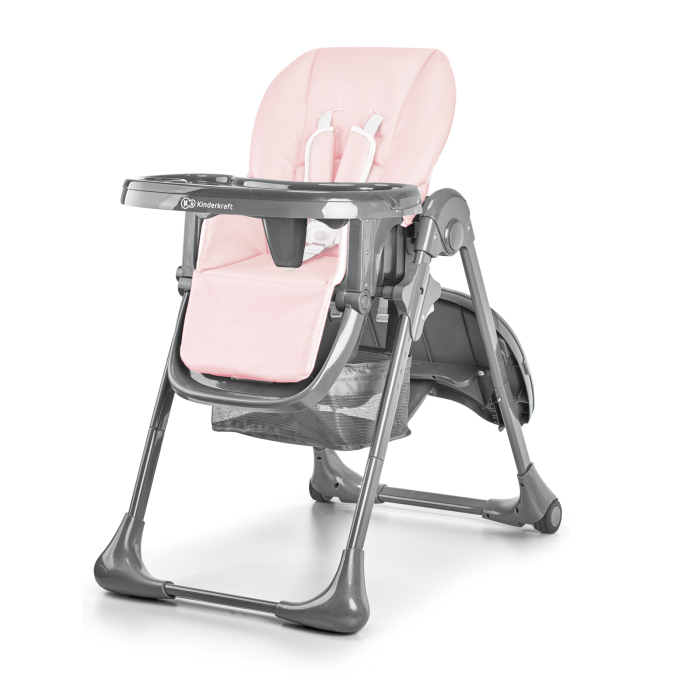 SCAUN DE MASA KINDERKRAFT TASTEE, PLIABIL, ROSE [1]
