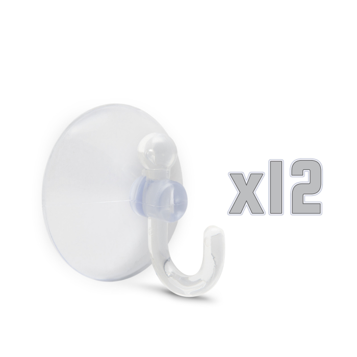 Set agatatoare pe perete, cu ventuza – 12 buc/blister [1]