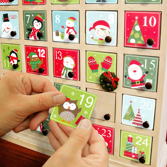 Set autocolante calendar de Advent - 5 x 5 cm [1]