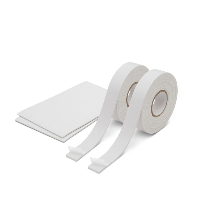 Set bandă/etichete dublu-adezive, spumate 18 mm/2,6m [1]