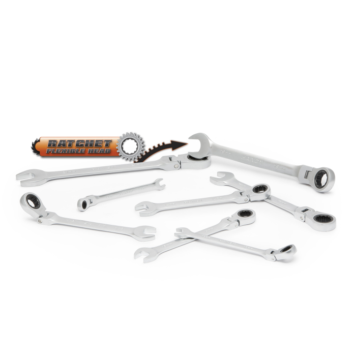 Set Chei fixe cu clichet si cap rabatabil 8,10,13,14,15,17,19,21 mm [3]