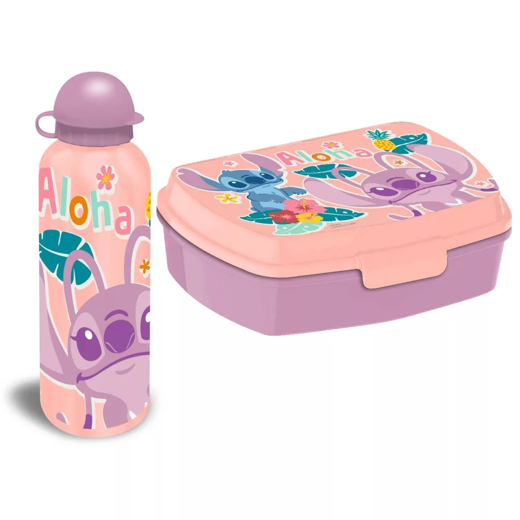 Set cutie de sandviș+ sticlă de aluminiu Disney Lilo și Stitch [2]
