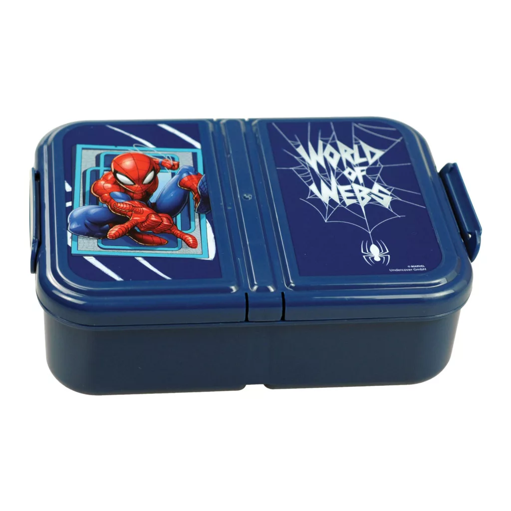Set cutie de sandviș + sticlă de aluminiu Omul Păianjen World of Web [3]